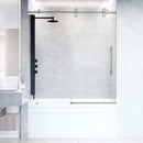 Elan 66" High x 60" Wide Sliding Frameless Tub Door with Clear Glass - image 5