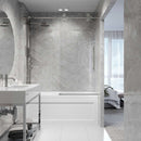 Elan 66" High x 60" Wide Sliding Frameless Tub Door with Clear Glass - image 9