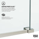 Elan 66" High x 60" Wide Sliding Frameless Tub Door with Clear Glass - image 12