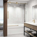 Elan 66" High x 60" Wide Sliding Frameless Tub Door with Clear Glass - image 17