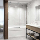 Elan 66" High x 60" Wide Sliding Frameless Tub Door with Clear Glass - image 22