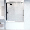 Elan 66" High x 60" Wide Sliding Frameless Tub Door with Clear Glass - image 23