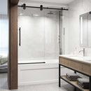 Elan 66" High x 60" Wide Sliding Frameless Tub Door with Clear Glass - image 24