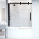 Elan 66" High x 60" Wide Sliding Frameless Tub Door with Clear Glass - image 25
