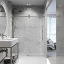 Elan 74" High x 60" Wide Sliding Frameless Shower Door with Clear Glass - image 7