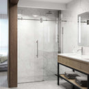 Elan 74" High x 60" Wide Sliding Frameless Shower Door with Clear Glass - image 10