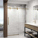 Elan 74" High x 60" Wide Sliding Frameless Shower Door with Clear Glass - image 17