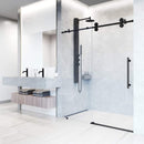 Elan 74" High x 60" Wide Sliding Frameless Shower Door with Clear Glass - image 23