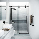 Elan 74" High x 52" Wide Sliding Frameless Shower Door with Clear Glass - image 1