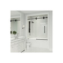 Elan 66" High x 60" Wide Sliding Frameless Tub Door with Clear Glass - image 1