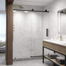 Elan 76" High x 72" Wide Sliding Frameless Shower Door with Clear Glass - image 1