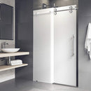 Elan 74" High x 60" Wide Sliding Frameless Shower Door with Frosted Glass - image 7