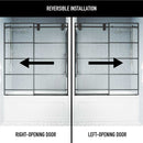 Elan 66" High x 60" Wide Sliding Frameless Tub Door with Clear Glass - image 4