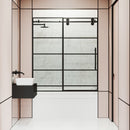 Elan 66" High x 60" Wide Sliding Frameless Tub Door with Clear Glass - image 7