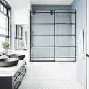 Elan 66" High x 60" Wide Sliding Frameless Tub Door with Clear Glass - image 8