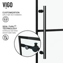 Elan 66" High x 60" Wide Sliding Frameless Tub Door with Clear Glass - image 9