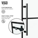 Elan 74" High x 72" Wide Sliding Frameless Shower Door with Clear Glass - image 9