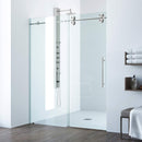 Elan 74" High x 52" Wide Sliding Frameless Shower Door with Clear Glass - image 2