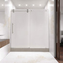 Elan 74" High x 60" Wide Sliding Frameless Shower Door with Frosted Glass - image 1