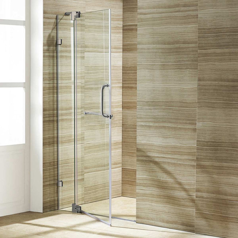 Pirouette 72" High x 36" Wide Pivot Frameless Shower Door with Clear Glass - image 7