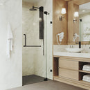 Pirouette 72" High x 42" Wide Pivot Frameless Shower Door with Clear Glass - image 15