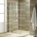 Piroutte 72" High x 54" Wide Pivot Frameless Shower Door with Clear Glass - image 8