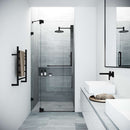 Pirouette 72" High x 36" Wide Pivot Frameless Shower Door with Clear Glass - image 1