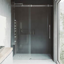Luca 79" High x 60" Wide Sliding Frameless Shower Door with Clear Glass - image 16
