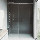 Luca 79" High x 60" Wide Sliding Frameless Shower Door with Clear Glass - image 2