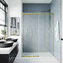 Luca 79" High x 60" Wide Sliding Frameless Shower Door with Clear Glass - image 13