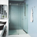Elan Cass 76" High x 56" Wide Sliding Frameless Shower Door with Clear Glass - image 2