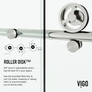 Elan Cass 66" High x 60" Wide Sliding Frameless Tub Door with Clear Glass - image 12