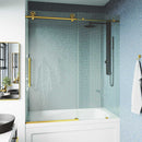 Elan Cass 66" High x 60" Wide Sliding Frameless Tub Door with Clear Glass - image 25