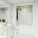 Elan Cass 66" High x 60" Wide Sliding Frameless Tub Door with Clear Glass - image 30