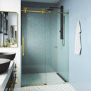Elan Cass 76" High x 60" Wide Sliding Frameless Shower Door with Clear Glass - image 19