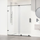Ryland 73" High x 60" Wide Sliding Frameless Shower Door with Clear Glass - image 7