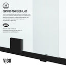 Ryland 73" High x 60" Wide Sliding Frameless Shower Door with Clear Glass - image 11