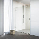 Ryland 73" High x 62" Wide Sliding Frameless Shower Door with Clear Glass - image 5