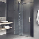 Ryland 73" High x 62" Wide Sliding Frameless Shower Door with Clear Glass - image 7