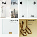 Hamilton 78" High x 60" Wide Sliding Frameless Shower Door with Clear Glass - image 6