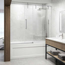 Hamilton 68" High x 60" Wide Sliding Frameless Tub Door with Clear Glass - image 21