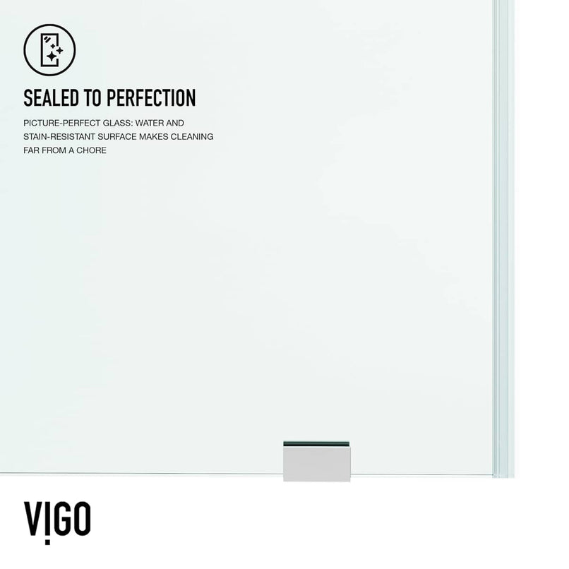 Hamilton 78" High x 60" Wide Sliding Frameless Shower Door with Clear Glass - image 13