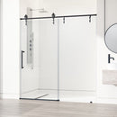 Hamilton 78" High x 60" Wide Sliding Frameless Shower Door with Clear Glass - image 16