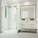 Winslow 80" High x 48" Wide x 36" Deep Sliding Frameless Shower Enclosure with Clear Glass - image 5