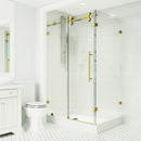 Winslow 80" High x 48" Wide x 36" Deep Sliding Frameless Shower Enclosure with Clear Glass - image 6