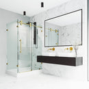 Winslow 80" High x 48" Wide x 36" Deep Sliding Frameless Shower Enclosure with Clear Glass - image 6
