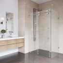 Winslow 74" High x 46" Wide x 35" Deep Sliding Frameless Shower Enclosure with Clear Glass - image 7