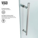 Winslow 74" High x 46" Wide x 35" Deep Sliding Frameless Shower Enclosure with Clear Glass - image 9