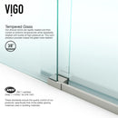 Winslow 74" High x 46" Wide x 35" Deep Sliding Frameless Shower Enclosure with Clear Glass - image 10