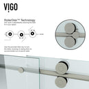 Winslow 74" High x 46" Wide x 35" Deep Sliding Frameless Shower Enclosure with Clear Glass - image 12